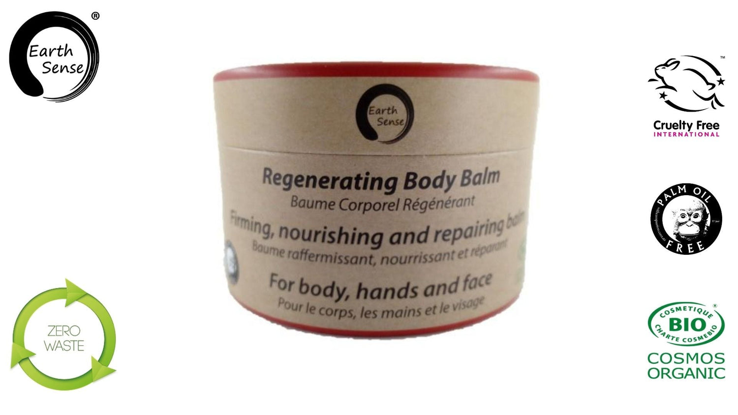 Organic Regenerating Body Balm with Ylang Ylang 100ml - For Face, hands and whole body