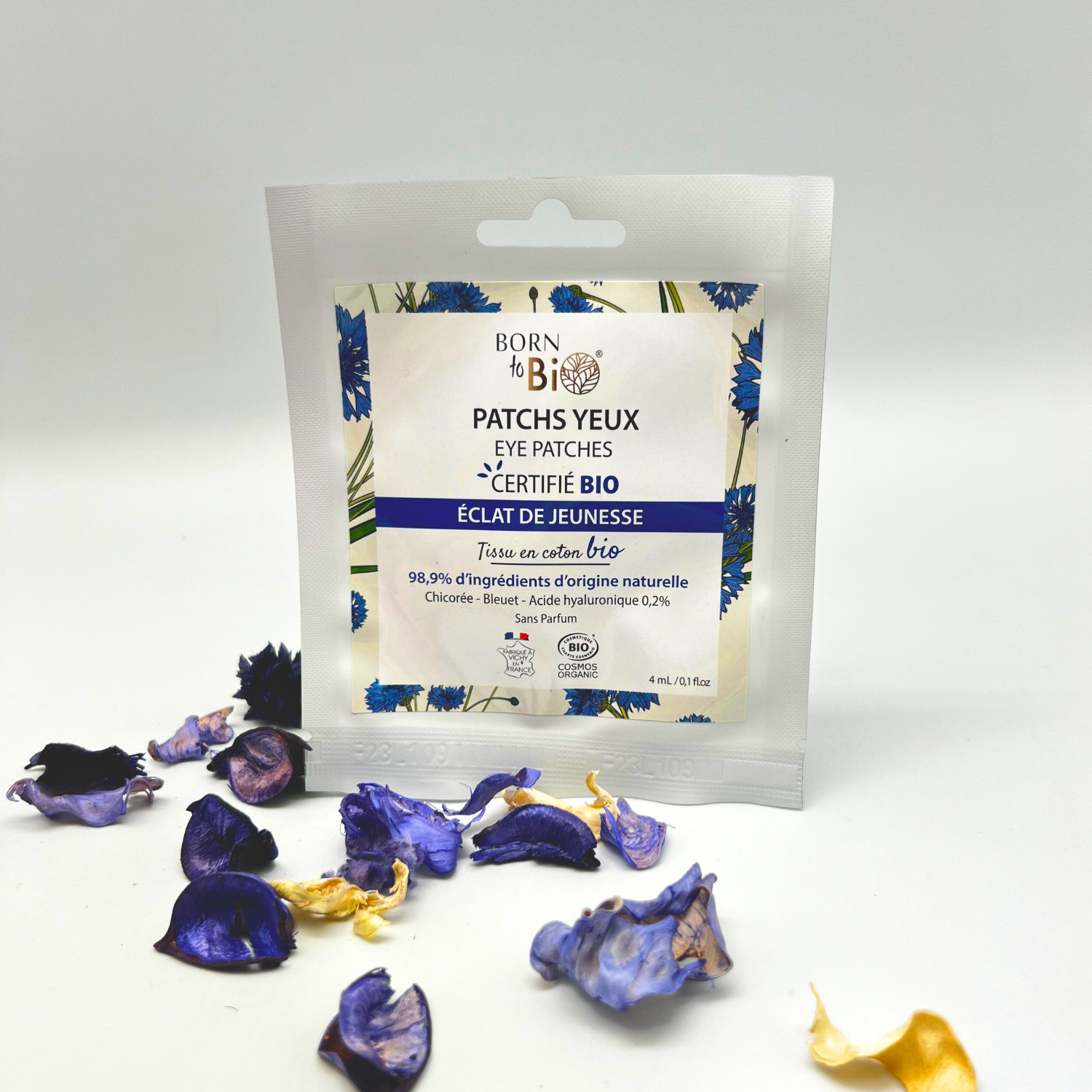 Patchs pour les yeux Éclat de Jeunesse en coton - Certifiés Bio